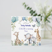 Orthodoxe Geburtstagsparty von Party Einladung (Stehend Vorderseite)