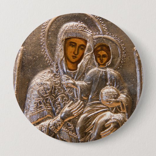 Orthodoxe Ikone Button (Vorderseite)