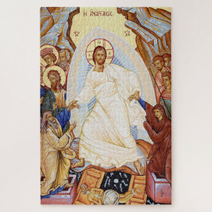 Orthodoxe Ikone der Anastasis Auferstehung Puzzle