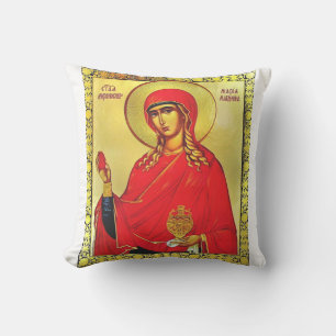 Orthodoxe Ikone der heiligen Maria Magdalena Kissen