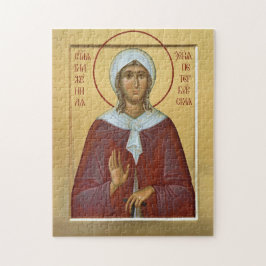Orthodoxe Ikone der hl. Xenia von Petersburg Puzzle