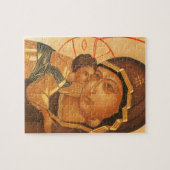 Orthodoxe Ikone der Jungfrau Mary und des Babys Puzzle (Horizontal)