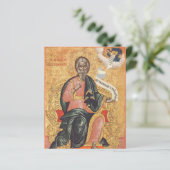 Orthodoxe Ikone des Apostels Andreas (Stehend Vorderseite)