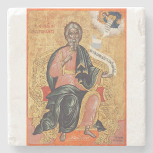 Orthodoxe Ikone des Apostels Andreas Steinuntersetzer