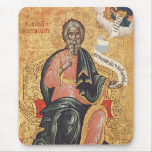 Orthodoxe Ikone des heiligen Apostels Andreas Mousepad