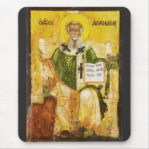 Orthodoxe Ikone des Heiligen Athanasius von Alexan Mousepad