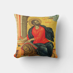 orthodoxe Ikone des Heiligen Markus des Evangelist Kissen