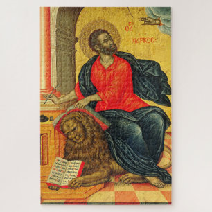 orthodoxe Ikone des heiligen Markus des Evangelist Puzzle