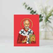 orthodoxe Ikone des Heiligen Nikolaus (Stehend Vorderseite)