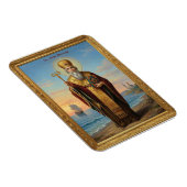 Orthodoxe Ikone des Heiligen Nikolaus Magnet (Rechte Seite)