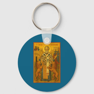 Orthodoxe Ikone des Hl. Ignatius von Antiochien  Schlüsselanhänger