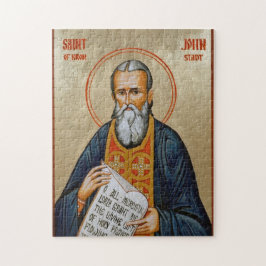 Orthodoxe Ikone des hl. Johannes von Kronstadt Puzzle
