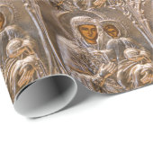 Orthodoxe Ikone Geschenkpapier (Rolleneckpunkt)