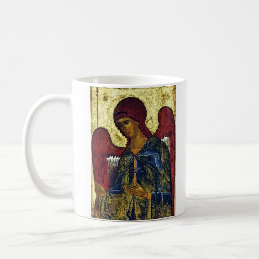 Orthodoxe Ikone Heiliger Engel Gabriel Kaffeetasse (Links)