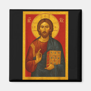 Orthodoxe Ikone Jesu Christi Pantokrator  Magnet