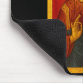 Orthodoxe Ikone Jesu Christi Pantokrator Mousepad (Ecke)