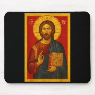 Orthodoxe Ikone Jesu Christi Pantokrator Mousepad