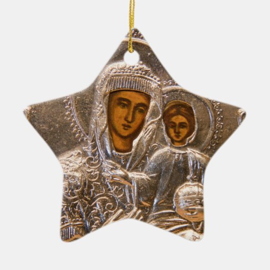Orthodoxe Ikone Keramik Ornament (Vorne)