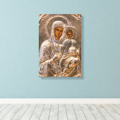 Orthodoxe Ikone Leinwanddruck (Insitu (Holzboden))