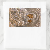 Orthodoxe Ikone Rechteckiger Aufkleber (Tasche)