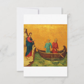 Orthodoxe Ikone Ruf an Petrus und Andreas Heilige Dankeskarte