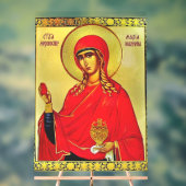 Orthodoxe Ikone Saint Mary Magdalene Acrylschild (Neutral)