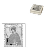 Orthodoxe Ikone Saint Mary Magdalene Gummistempel (Stempel)