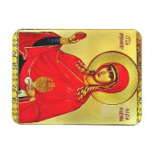 Orthodoxe Ikone Saint Mary Magdalene Magnet (Horizontal)