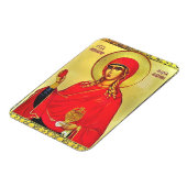 Orthodoxe Ikone Saint Mary Magdalene Magnet (Linke Seite)