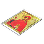 Orthodoxe Ikone Saint Mary Magdalene Notizblock (Linke Seite)