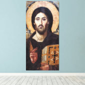 Orthodoxe Ikone unseres Erretters Jesus Christus Leinwanddruck (Insitu (Holzboden))