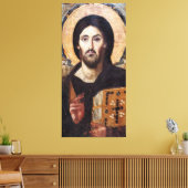 Orthodoxe Ikone unseres Erretters Jesus Christus Leinwanddruck (Insitu (Wohnzimmer))