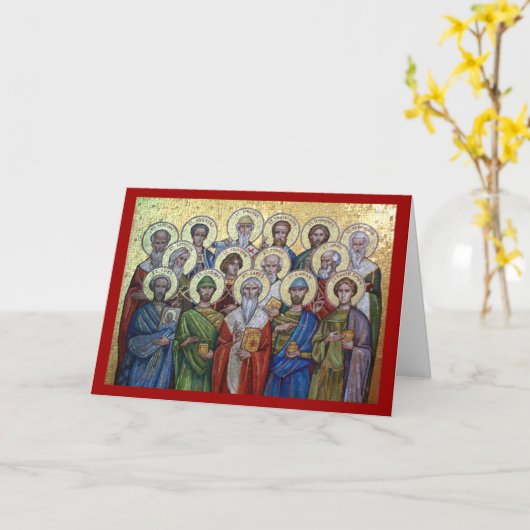 Orthodoxe Karte (Gelbe Blume)