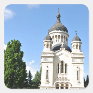 Orthodoxe Kathedrale in Klausenburg Napoca, Quadratischer Aufkleber