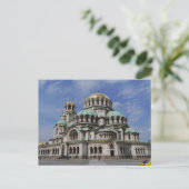 Orthodoxe Kathedrale in Sofia, Bulgarien Postkarte (Stehend Vorderseite)