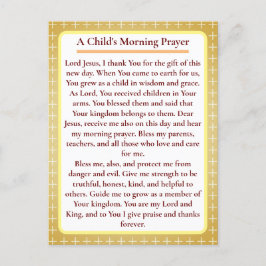 Orthodoxe Kindergebet-Karte Postkarte