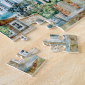 Orthodoxe Kleine Stadt Zadonsk Wasserfall Puzzle (Seite)