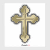 Orthodoxe Kreuz Aufkleber (Blatt)