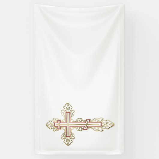 Orthodoxe Kreuz Banner (Vertikal)