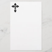Orthodoxe Kreuz Briefpapier (Vorderseite)