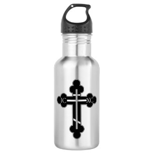 Orthodoxe Kreuz Edelstahlflasche