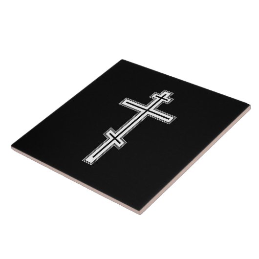 Orthodoxe Kreuz Fliese (Seite)