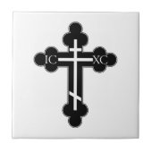 Orthodoxe Kreuz Fliese (Vorderseite)