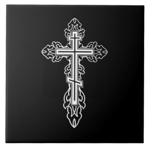 Orthodoxe Kreuz Fliese