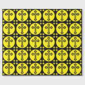 Orthodoxe Kreuz Geschenkpapier (Flach)