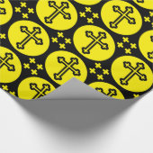 Orthodoxe Kreuz Geschenkpapier (Ecke)