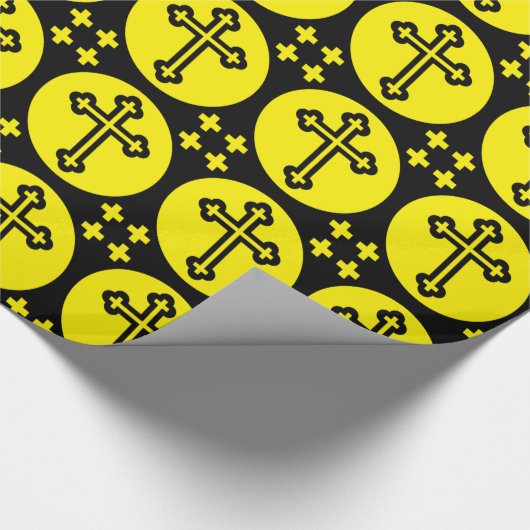 Orthodoxe Kreuz Geschenkpapier (Ecke)