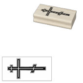 Orthodoxe Kreuz Gummistempel (Stempel)