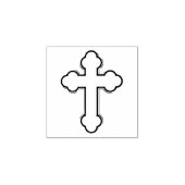 Orthodoxe Kreuz Gummistempel (Prägung)