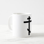 Orthodoxe Kreuz Kaffeetasse (Vorderseite Links)